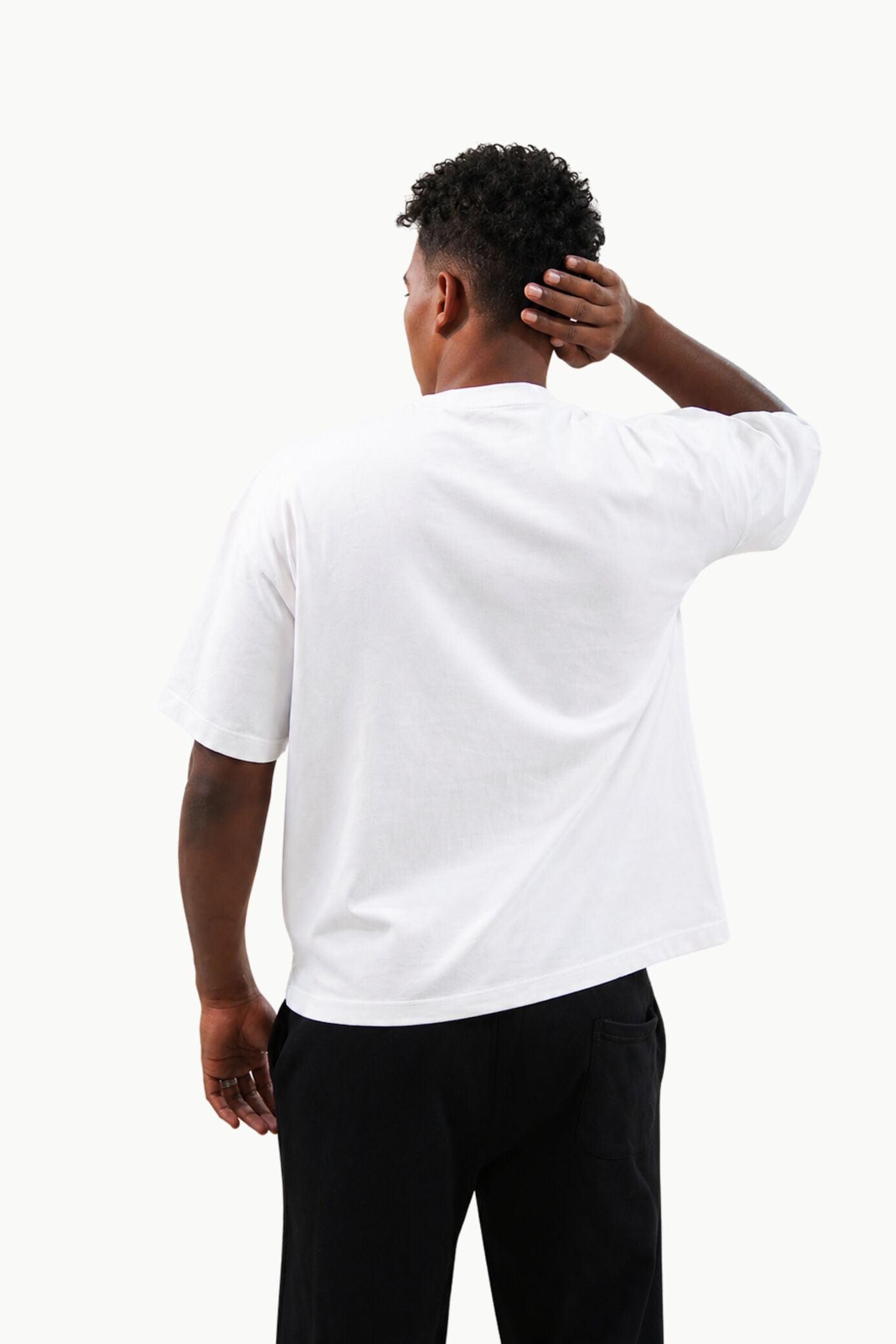 BASIC BOXFIT TSHIRT UNISEX WHITE
