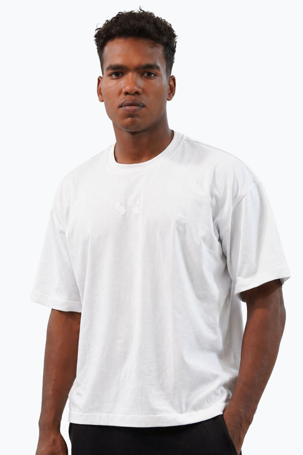 BASIC BOXFIT TSHIRT UNISEX WHITE