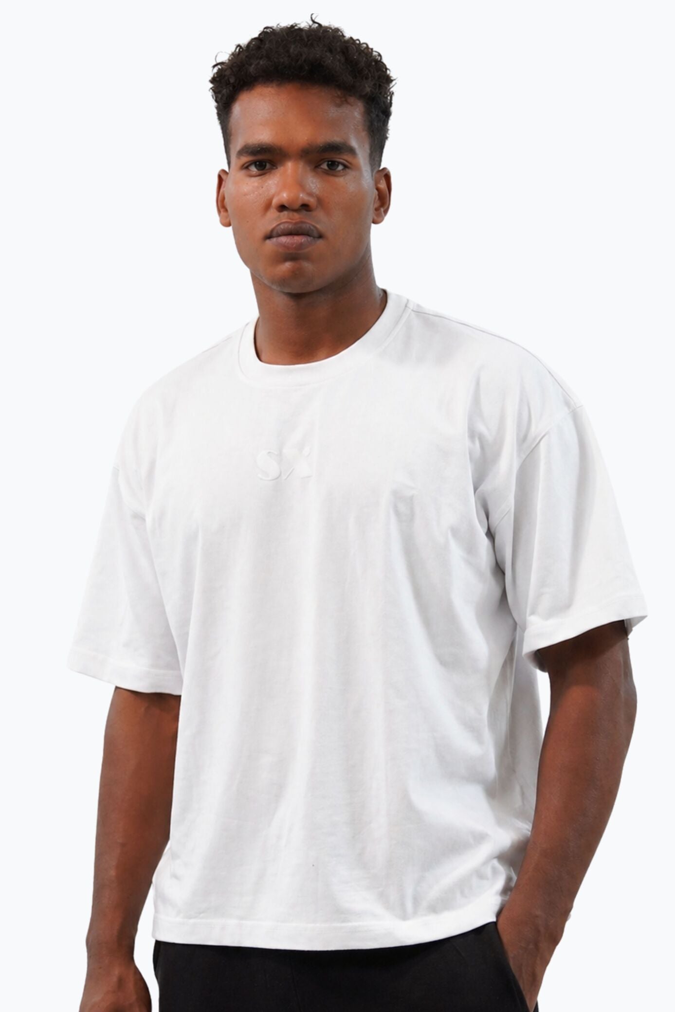BASIC BOXFIT TSHIRT UNISEX WHITE