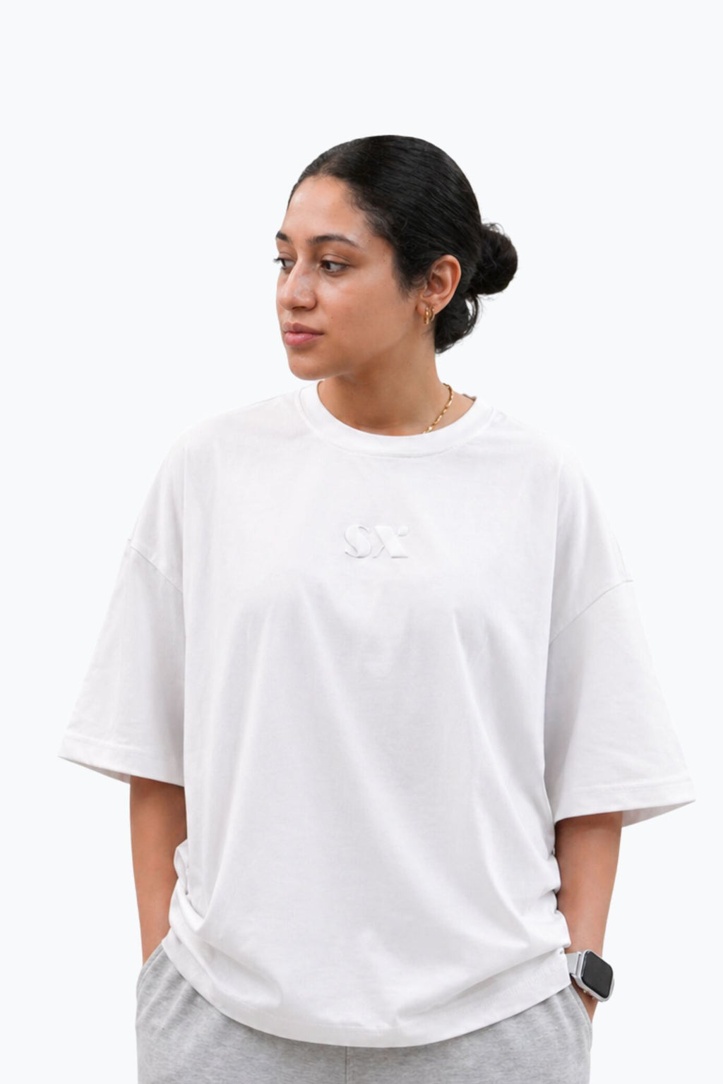 BASIC BOXFIT TSHIRT UNISEX WHITE