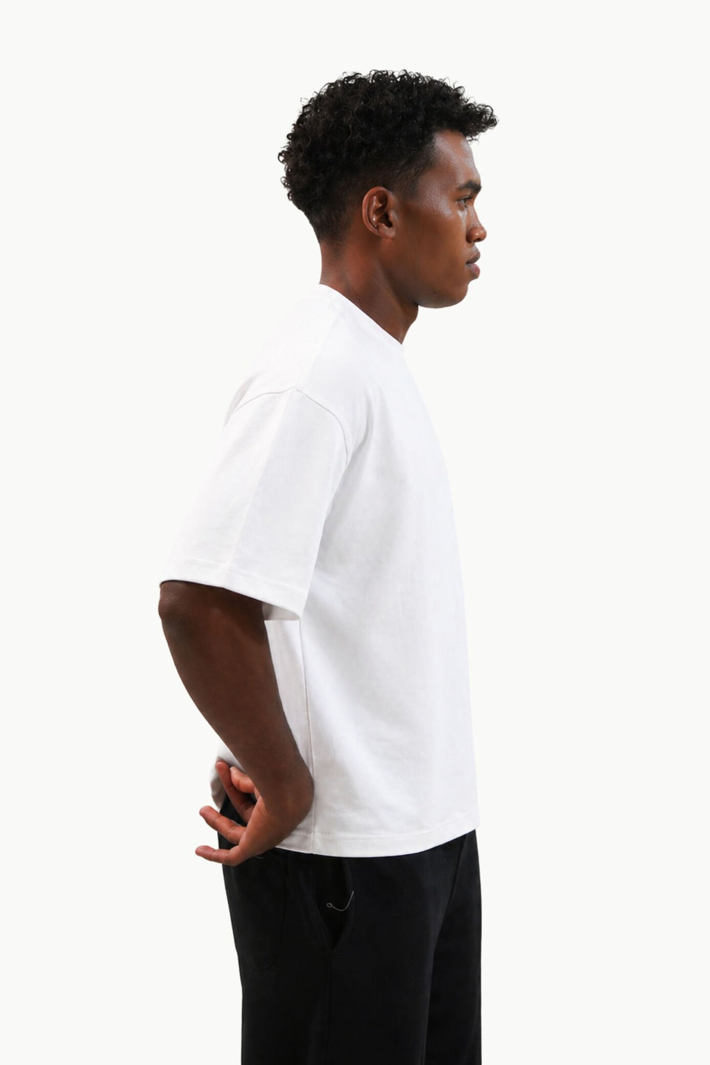 BASIC BOXFIT TSHIRT UNISEX WHITE